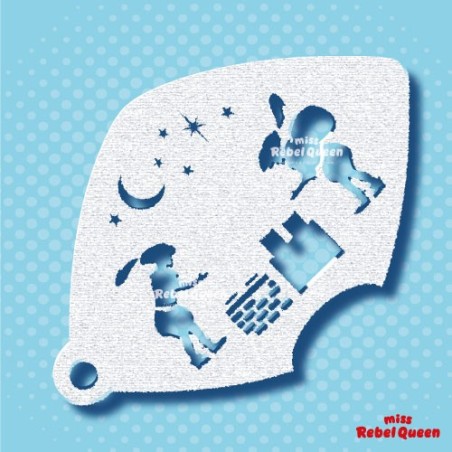 Schmink & Facepaint | MRQ Face Paint Stencil | Rooftop Piets