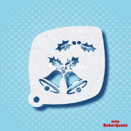 Schmink & Facepaint | MRQ Face Paint Stencil | Christmas Bells
