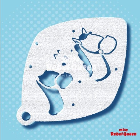 Schmink & Facepaint | MRQ Stencils | Sint en Piet  Horse Ozosnel