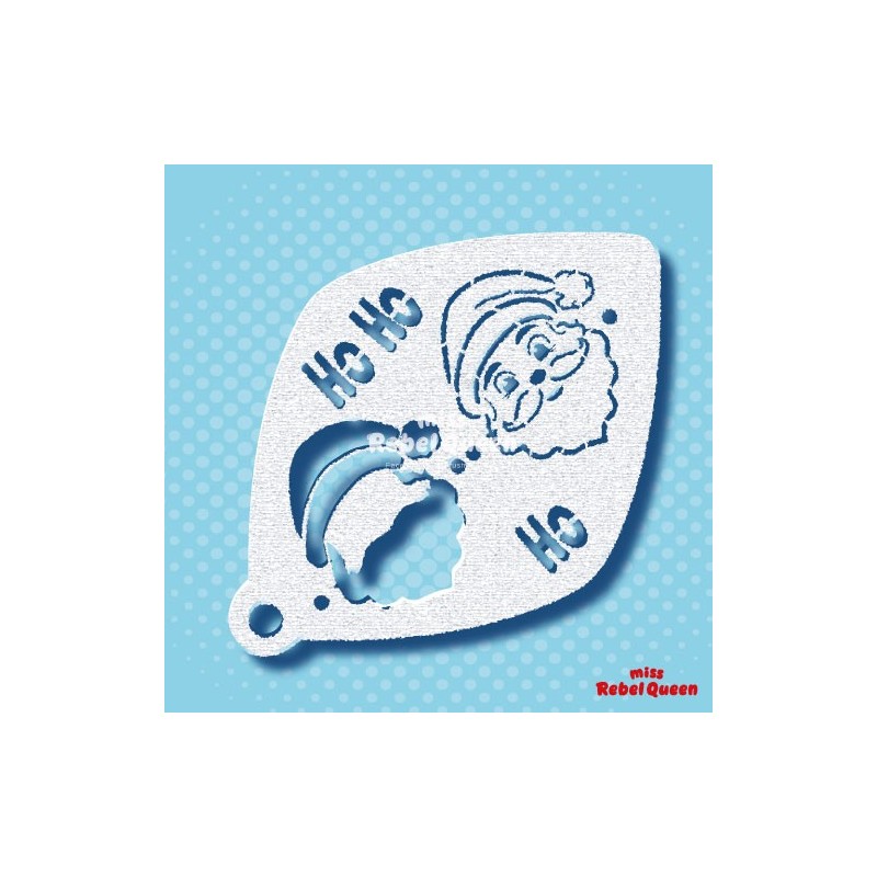 Schmink & Facepaint | MRQ Face Paint Stencil | Santa Selfie 2 Steps