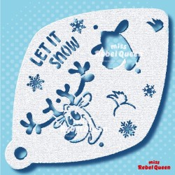 Schmink & Facepaint | Rudolph Red Nose Large 2staps - MRQ Stencils