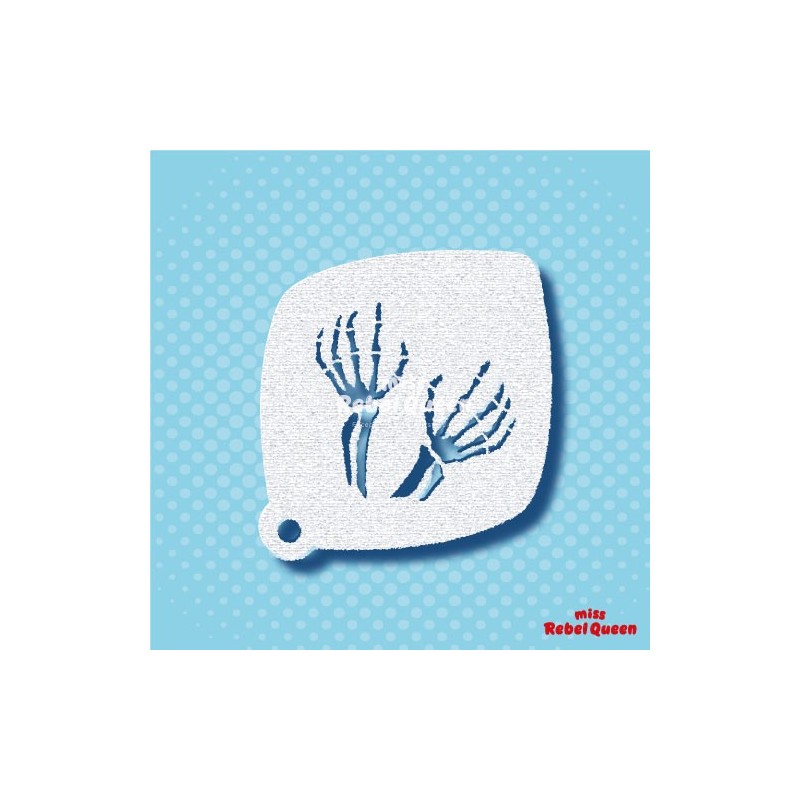 MRQ Face Paint Stencil | Claw / Skeleton Arms