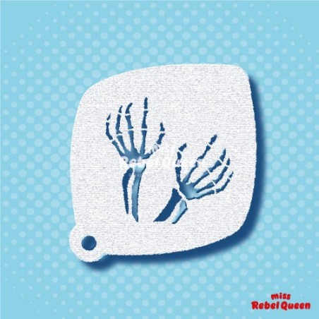 MRQ Face Paint Stencil | Claw / Skeleton Arms