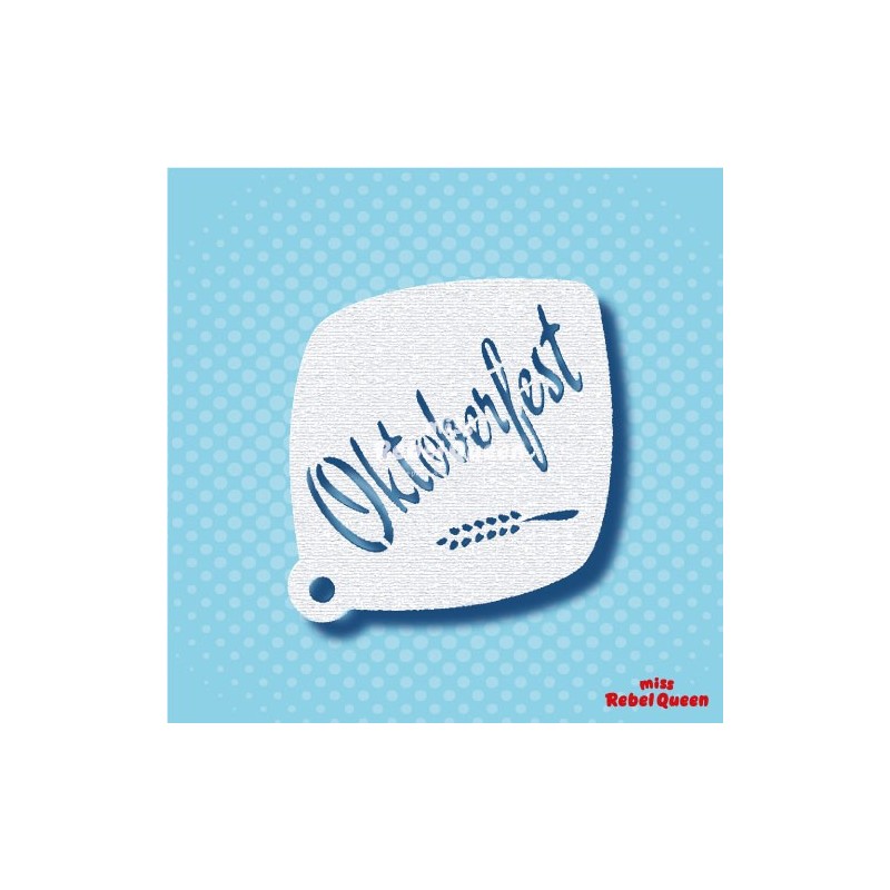 Schmink & Facepaint | MRQ Face Paint Stencil | Oktoberfest