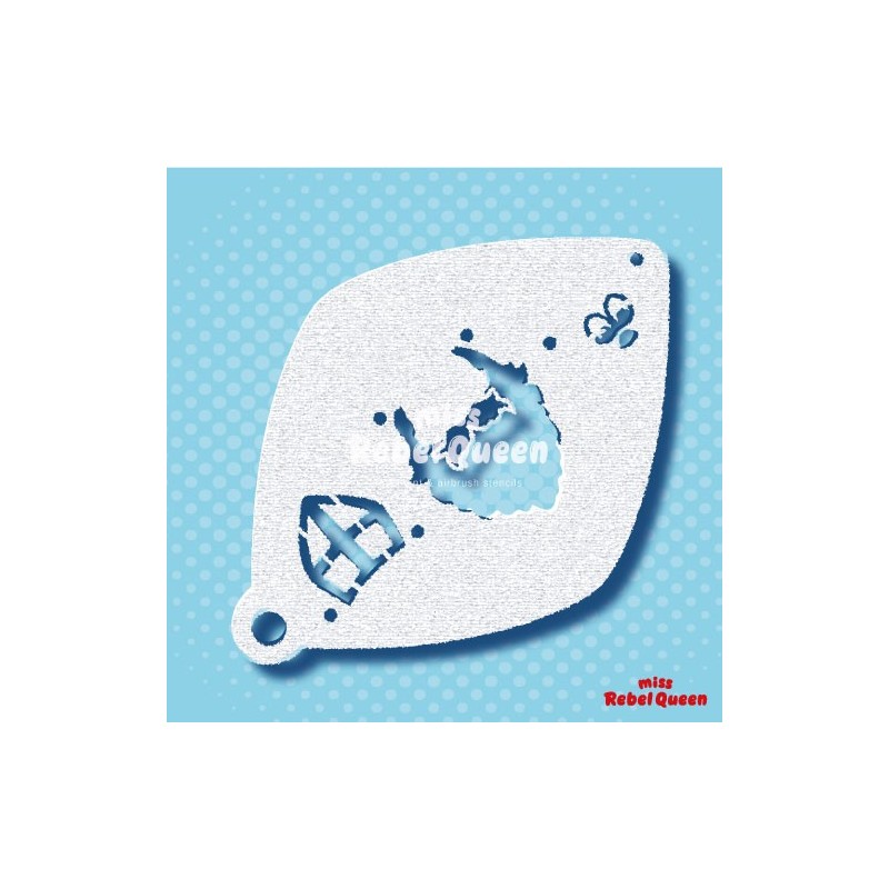 Schmink & Facepaint | MRQ Face Paint Stencil | 3-step Sinterklaas