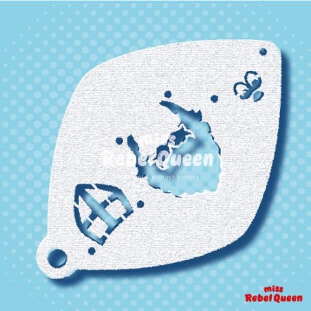 Schmink & Facepaint | MRQ Face Paint Stencil | 3-step Sinterklaas
