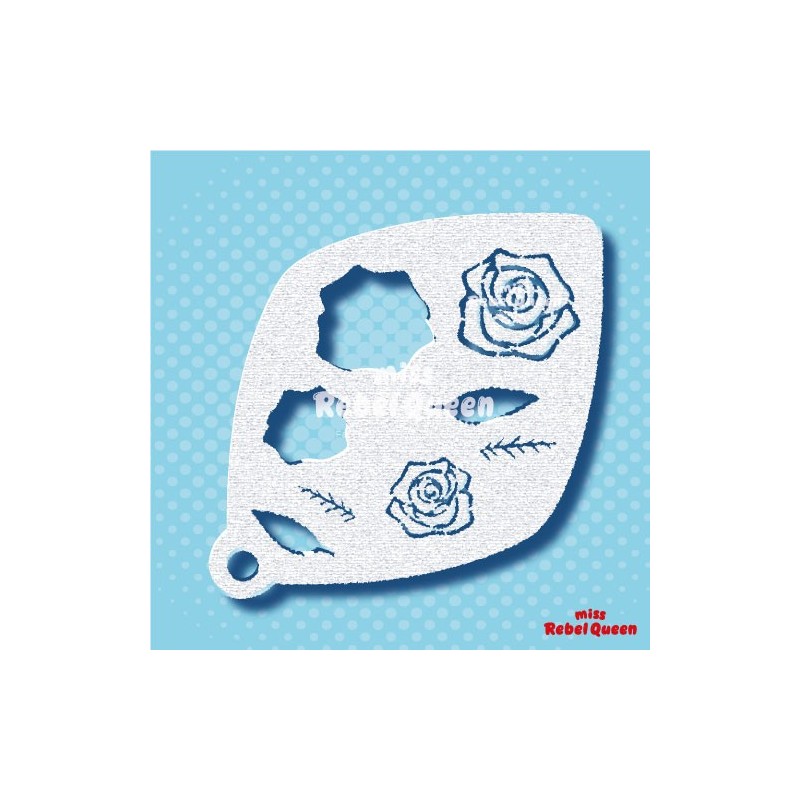 Schmink & Facepaint | MRQ Face Paint Stencil | Roses are Red