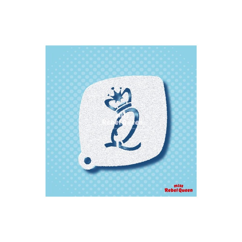 Schmink & Facepaint | MRQ Schminkstencil - Queen stamp