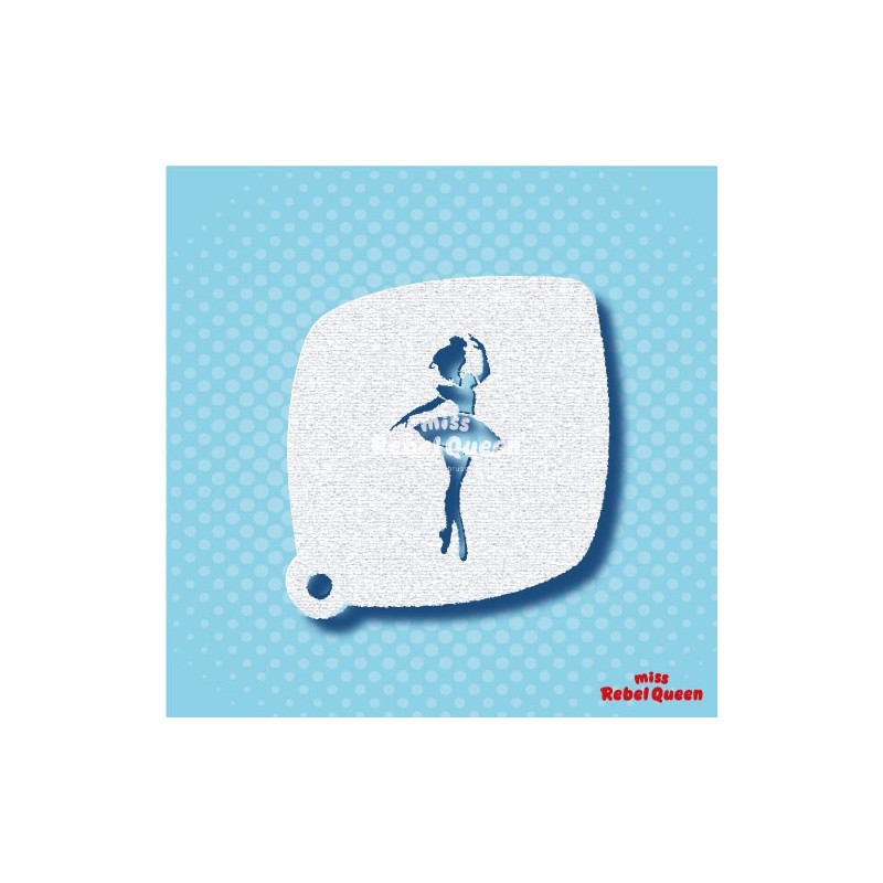 MRQ Facepaint Stencil |Ballarina Dancer 2