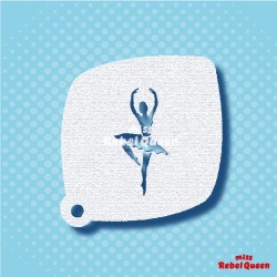 MRQ Facepaint Stencil | Ballerina Danser 1