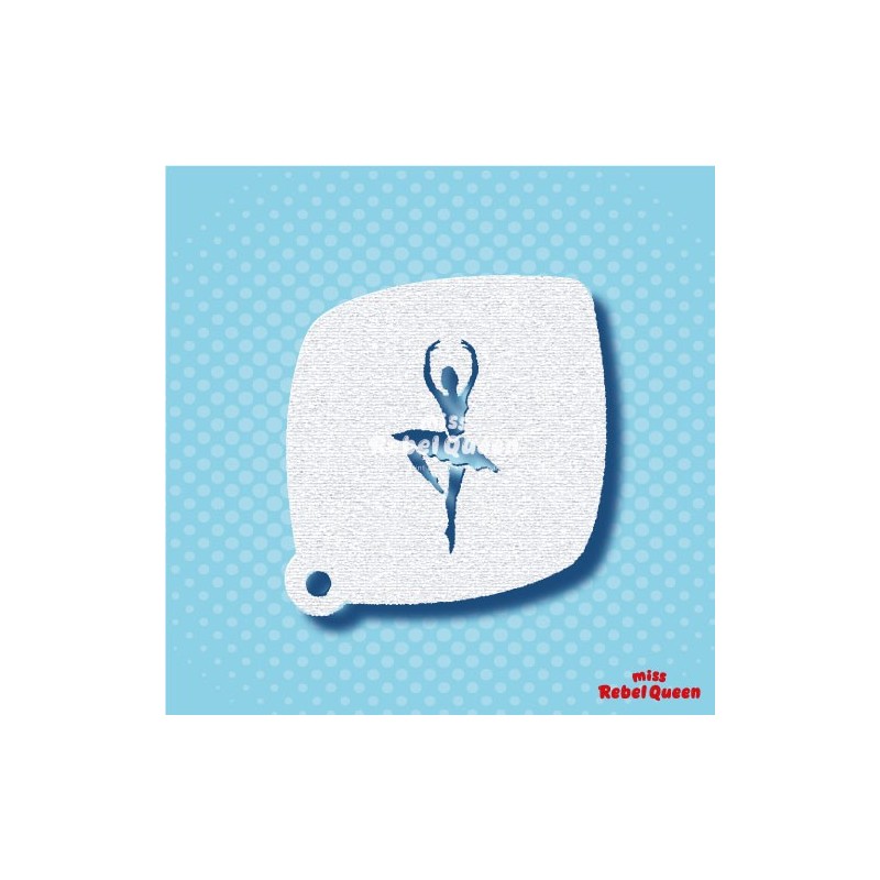 MRQ Facepaint Stencil | Ballerina Danser 1