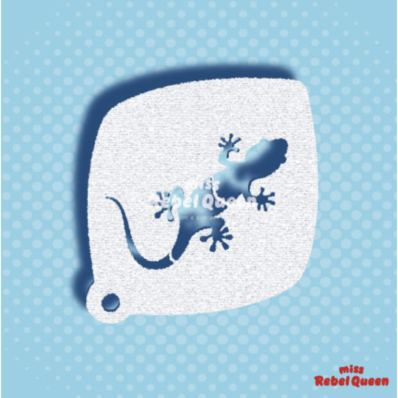 Facepaint & Makeup | MRQ Facepaint Stencils | Gerry  the Gekko