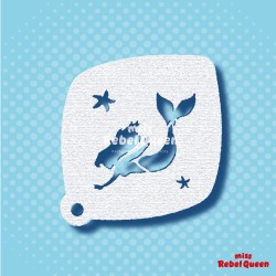 Schmink & Facepaint | MRQ Face Paint Stencil | Mermaid