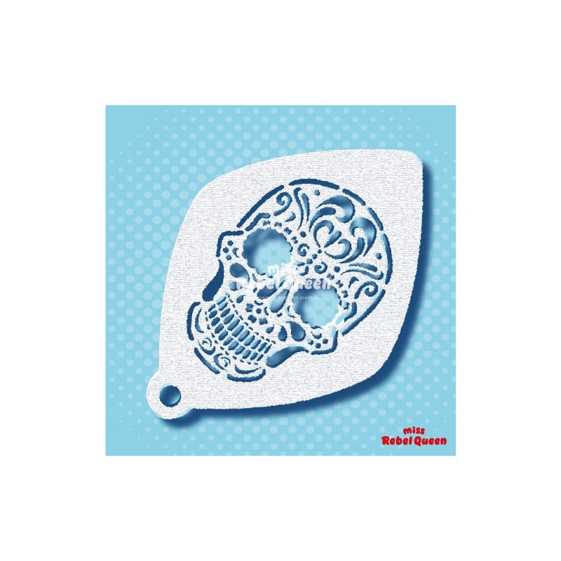 MRQ Facepaint Stencil | Sugar Skull
