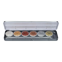 Superstar Face Paint | Water-Based Face & Body Paint | Superstar Facepaint Palet 63.14 | LUXERY SHIMMER GEM