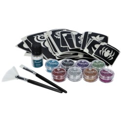 Glitter Tattoo Set Big Party | Complete glitter tattoo kit