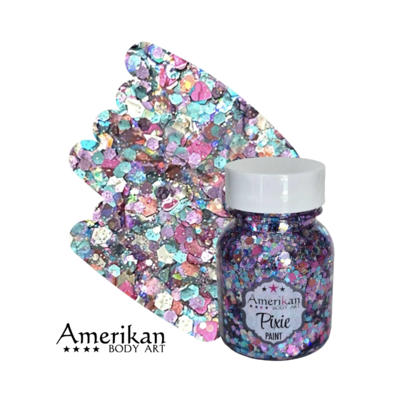 Pixie Paint Glittergel | Cupcake Day 30gr | Face, body & hair | Festivalglitter