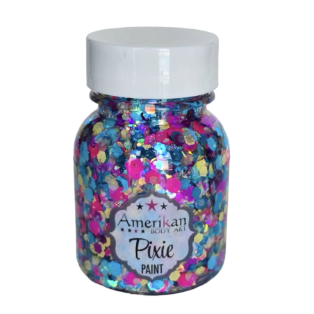 Pixie Paint Glittergel |  Happy 30gr. | Face, body & hair | Festivalglitter
