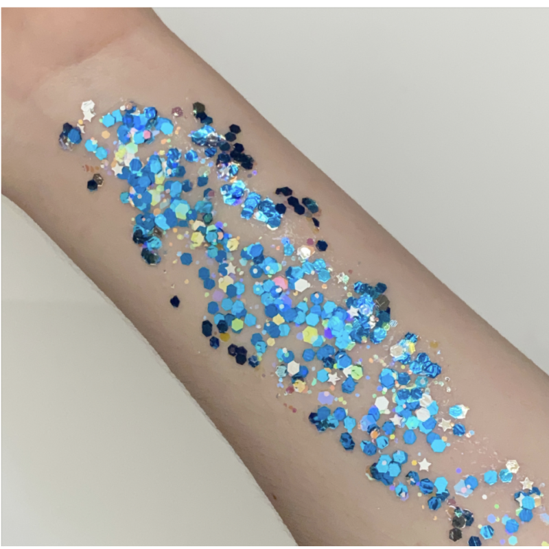 Pixie Paint Glittergel | Midnight Blue 30gr. | Face, body & hair | Festivalglitter