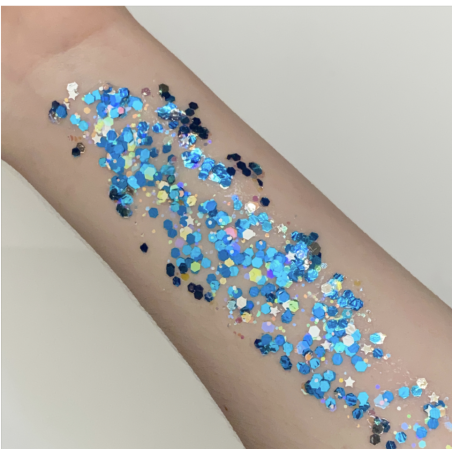 Pixie Paint Glittergel | Midnight Blue 30gr. | Face, body & hair | Festivalglitter