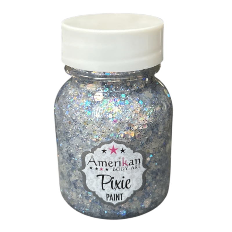 Pixie Paint Glittergel | Moonlight Silver 30 gr | Face, body & hair | Festivalglitter
