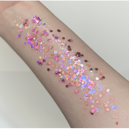 Pixie Paint Glittergel | Pretty in Pink 30gr | Face, body & hair | Festivalglitter