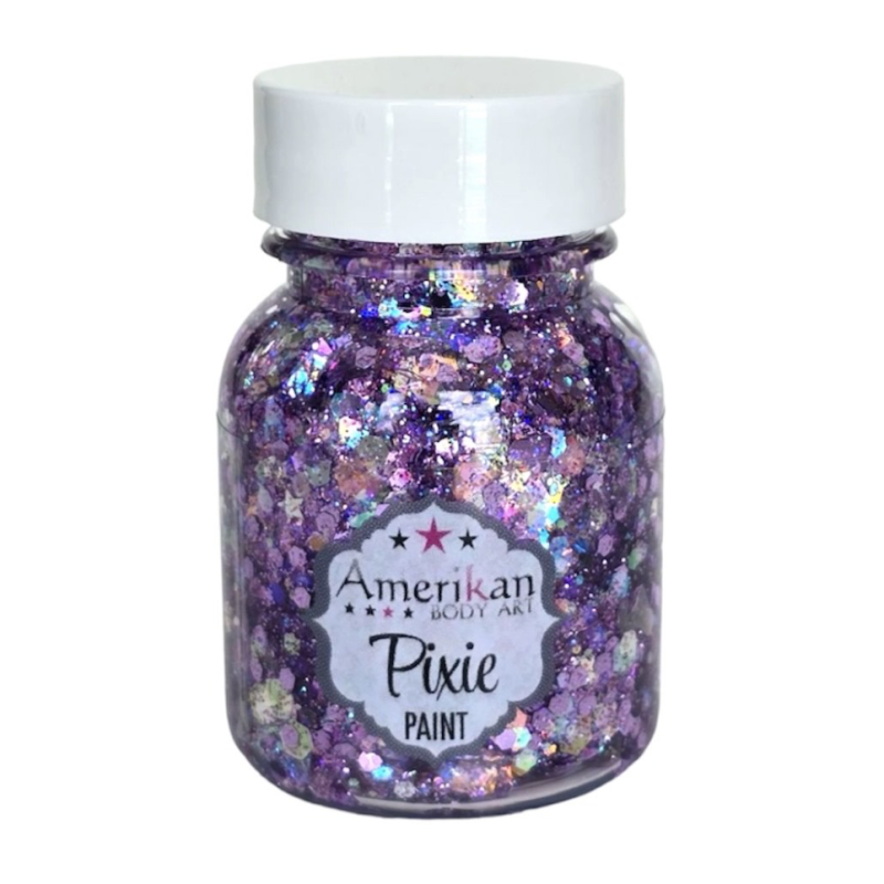 Pixie Paint Glittergel | Purple Rain 30gr. | Face, body & hair | Festivalglitter
