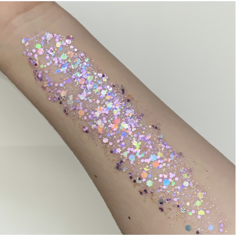 Pixie Paint Glittergel | Purple Rain 30gr. | Face, body & hair | Festivalglitter
