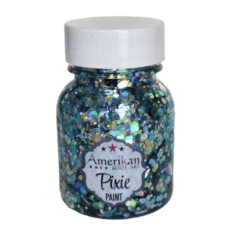 Pixie Paint Glittergel | Splash Blue 30gr. | Face, body & hair | Festivalglitter