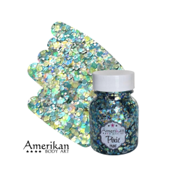 Pixie Paint Glittergel | Splash Blue 30gr. | Face, body & hair | Festivalglitter