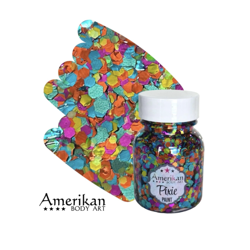 Pixie Paint Glittergel |  Tropical Whimsy 30gr | Face, body & hair | Festivalglitter