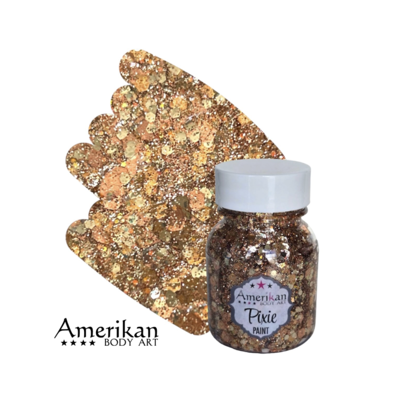Pixie Paint Glittergel | Walk Like an Egyptian 30 gr | Face, body & hair | Festivalglitter