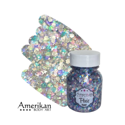 Pixie Paint Glittergel | Winter Wonderland 30 gr. | Face, body & hair | Festivalglitter