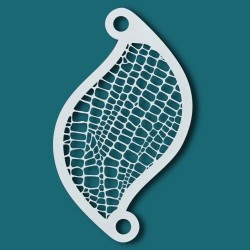 Face paint stencil details| Superstar Facepaint Stencil - Lizzard