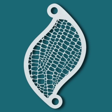 Face paint stencil details| Superstar Facepaint Stencil - Lizzard