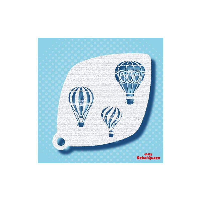 Schmink & Facepaint | MRQ Face Paint Stencil | Hot Air Ballon