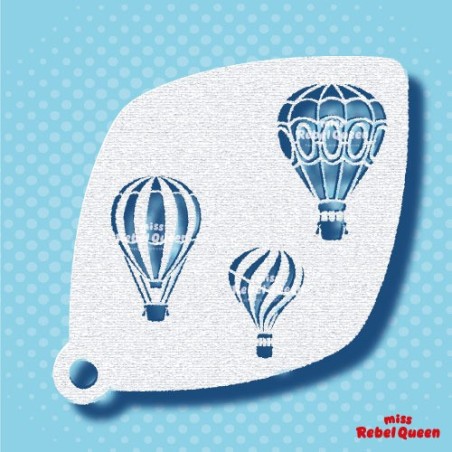 Schmink & Facepaint | MRQ Face Paint Stencil | Hot Air Ballon