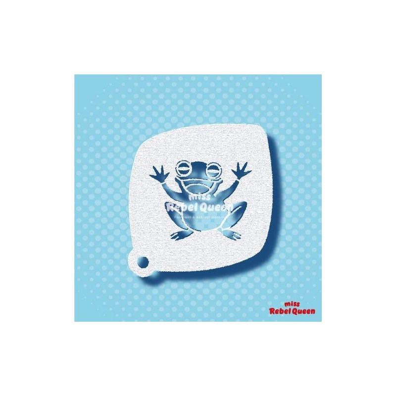 Facepaint & Makeup | MRQ Facepaint Stencils | Frog