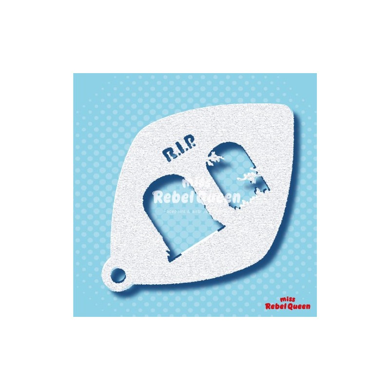 Schmink & Facepaint | MRQ Face Paint Stencil | Easter Egg Swirl