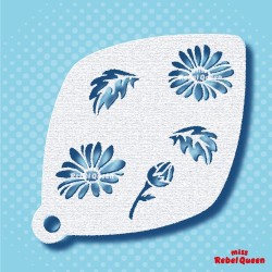 Schmink & Facepaint | MRQ Face Paint Stencil | Power Flower