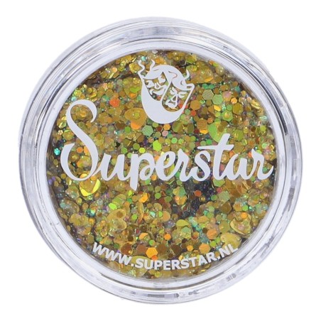 Superstar Cosmetic Glitter | Chunky Glitter Cream | Golden Sunlight 10ml