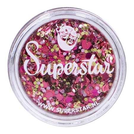 Superstar Cosmetic Glitter | Chunky Glitter Cream |  Pink Lady 10ml
