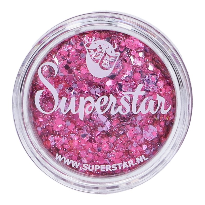 Superstar Cosmetic Glitter | Chunky Glitter Cream |  Pinked 10ml