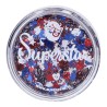 Superstar Cosmetic Glitter | Chunky Glitter Cream |  Red White Blue  10ml