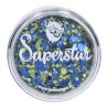 Superstar Cosmetic Glitter | Chunky Glitter Cream |  Blue Yellow 10ml