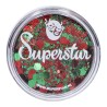Superstar Cosmetic Glitter | Chunky Glitter Cream |  Red Green Kraaiendonk 10ml