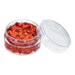 Superstar Cosmetic Glitter | Chunky Glitter Cream |  Orange Red Kielegat 10ml