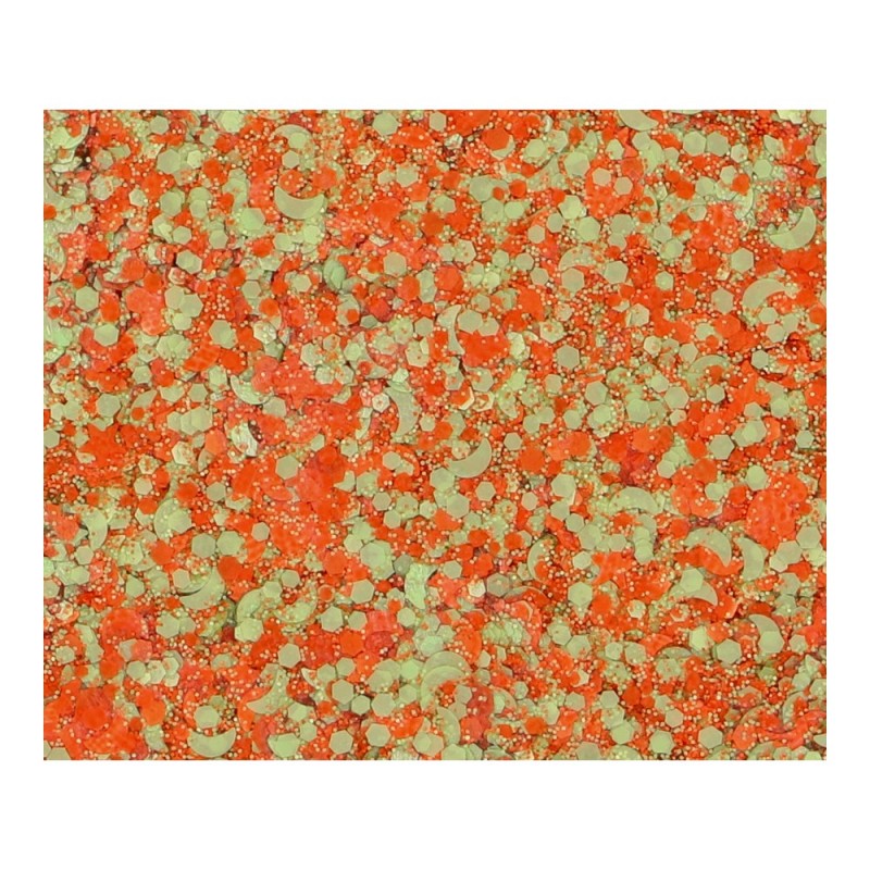 Superstar Cosmetic Glitter | Chunky Glitter Cream | Orange Green Kruikenstad 10ml