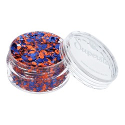 Superstar Cosmetic Glitter | Chunky Glitter Cream | Orange Blue Lampegat 10ml