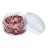 Superstar Cosmetic Glitter | Chunky Glitter Cream | White Red Brabant 10ml